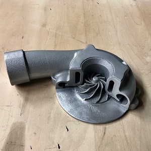 涡轮增压器切割样品 薄壁 (1.2 mm) 铝砂铸原型 AC2B　